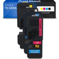 Toner compatible Kyocera TK-5430K/C/M/Y - 4 couleurs - Multipack