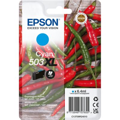 Epson 503XL (C13T09R24010) - Cyan - Cartouche d'encre - Grande capacité
