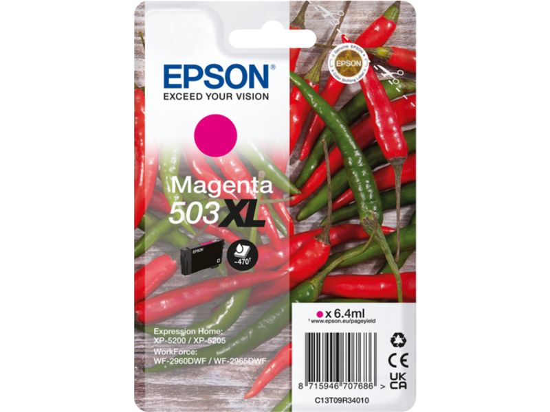 Epson 503XL (C13T09R34010) Inktcartridge Magenta Hoge capaciteit