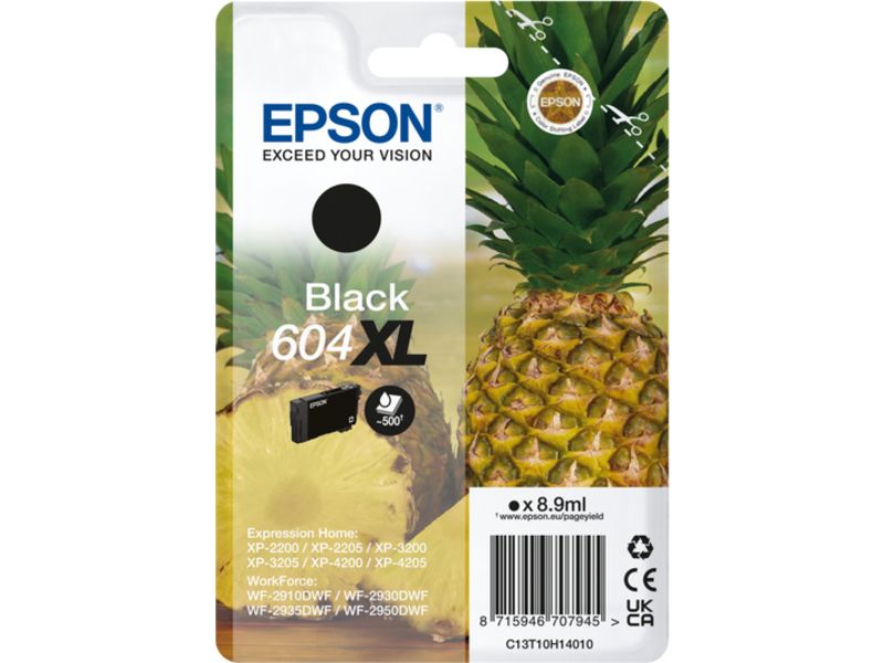 Cartouche d'encre Epson Ananas 604 XL (Noir) #DEFAULT
