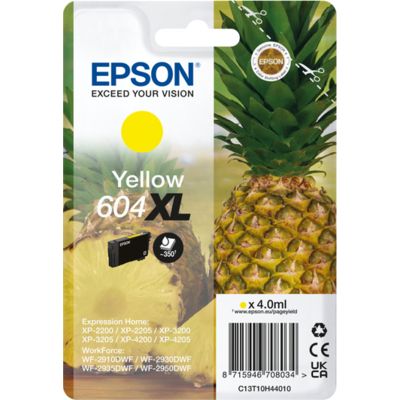 Epson 604XL (C13T10H44010) - Jaune - Cartouche d'encre - Grande capacité