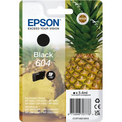 Epson 604 (C13T10G14010) - Noir - Cartouche d'encre