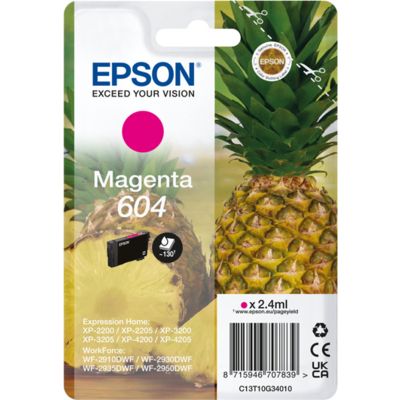 Epson 604 (C13T10G34010) - Magenta - Cartouche d'encre