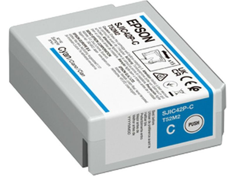 Epson SJIC42P (C13T52M240) Inktcartridge Cyaan