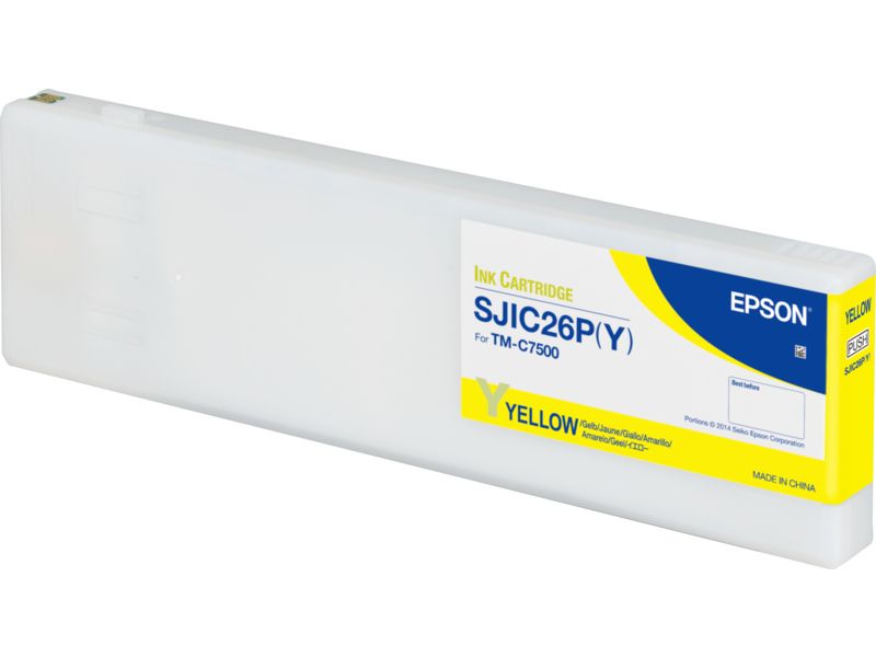 Epson SJIC26P Inktcartridge Geel