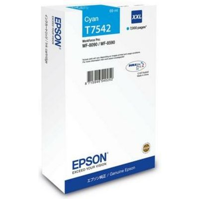 Epson T7542 - Cyan - Cartouche d'encre - Très grande capacité