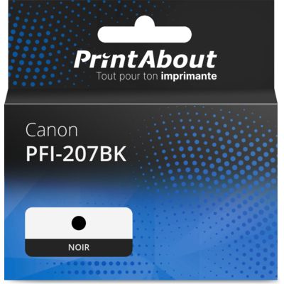 Cartouche compatible Canon PFI-207BK - Noir