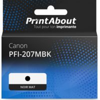 Cartouche compatible Canon PFI-207MBK - Noir mat