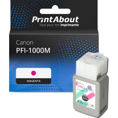 Cartouche compatible Canon PFI-1000M - Magenta