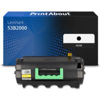Toner compatible Lexmark 53B2000 - Noir