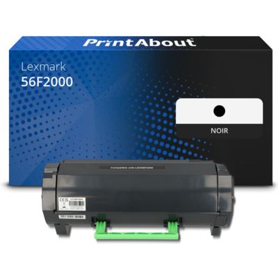 Toner compatible Lexmark 56F2000 - Noir