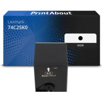 Toner compatible Lexmark 74C2SK0 - Noir - Grande capacité