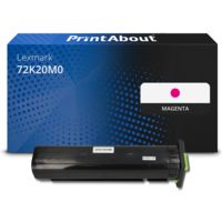 Toner compatible Lexmark 72K20M0 - Magenta
