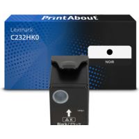 Toner compatible Lexmark C232HK0 - Noir - Grande capacité