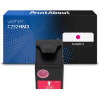 Toner compatible Lexmark C232HM0 - Magenta - Grande capacité