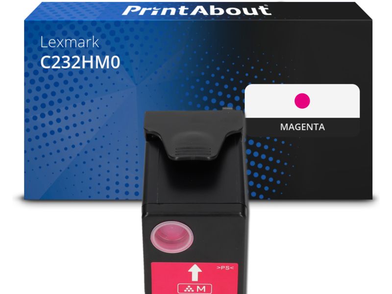 Toner compatible Lexmark C232HM0 - Magenta - Grande capacité