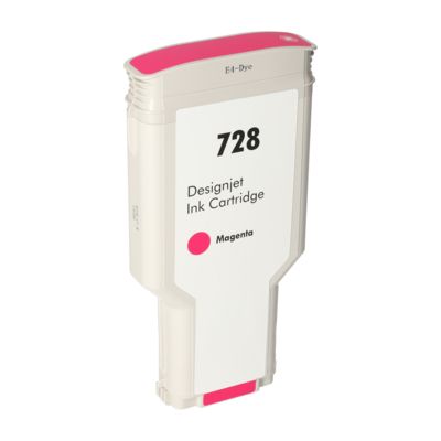 Cartouche compatible HP F9J66A (728) - Magenta - Très grande capacité