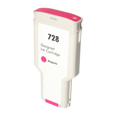 Cartouche compatible HP F9J66A (728) - Magenta - Très grande capacité