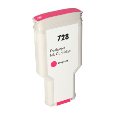 Cartouche compatible HP F9J66A (728) - Magenta - Très grande capacité