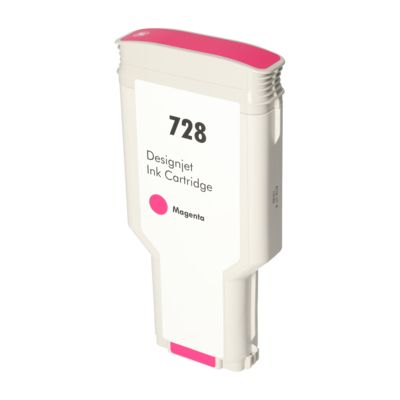 Cartouche compatible HP F9J66A (728) - Magenta - Très grande capacité