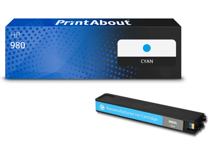 Cartouche compatible HP 980 (D8J07A) - Cyan