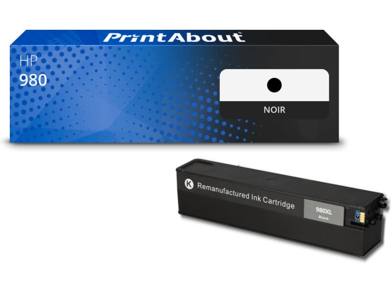 Cartouche compatible HP 980 (D8J10A) - Noir