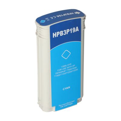 Cartouche compatible HP 727 (B3P19A) - Cyan - Grande capacité