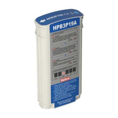 Cartouche compatible HP 727 (B3P19A) - Cyan - Grande capacité
