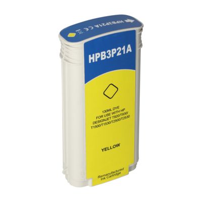 Cartouche compatible HP 727 (B3P21A) - Jaune - Grande capacité