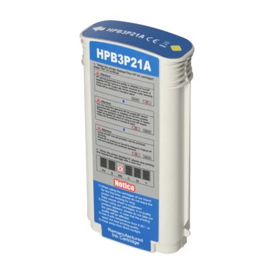 Cartouche compatible HP 727 (B3P21A) - Jaune - Grande capacité