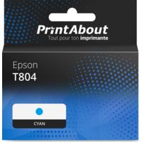 Cartouche compatible Epson T804 (C13T804200) - Cyan