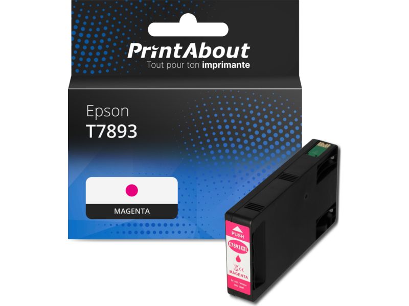 Cartouche compatible Epson T7893 - Magenta