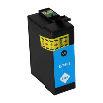 Cartouche compatible Epson T7602 - Cyan