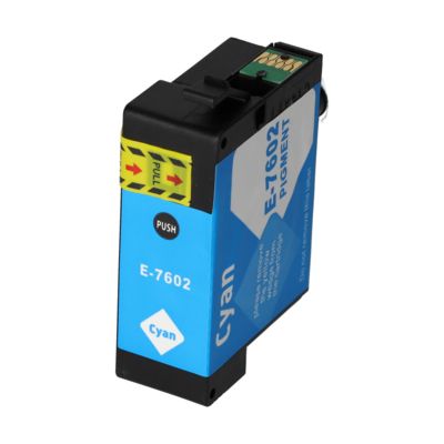Cartouche compatible Epson T7602 - Cyan