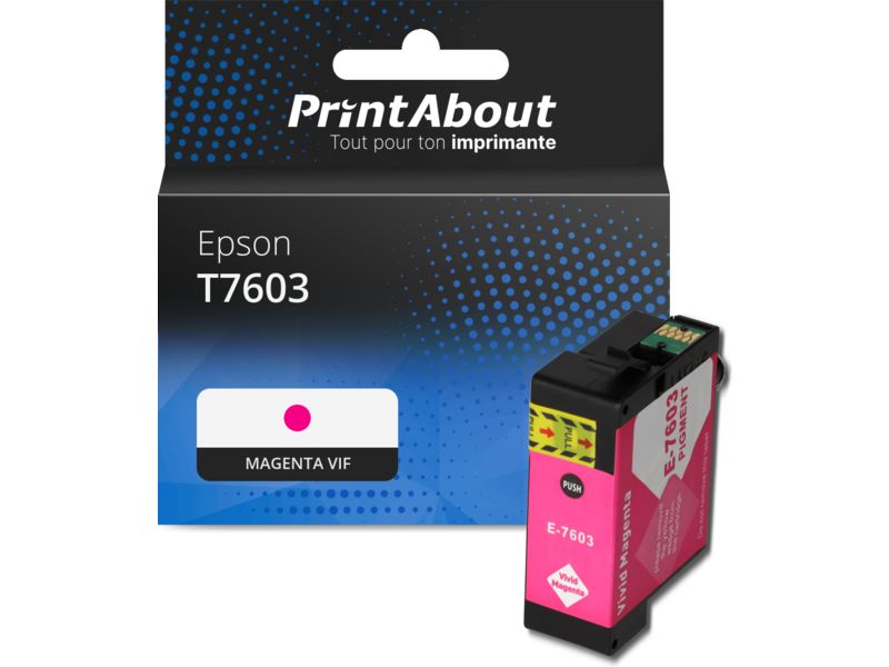 Cartouche compatible Epson T7603 - Magenta vif