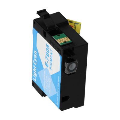 Cartouche compatible Epson T7605 - Cyan clair