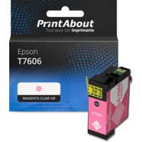 Cartouche compatible Epson T7606 - Magenta clair vif