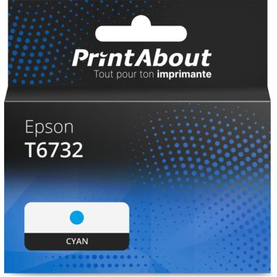 Cartouche compatible Epson T6732 - Cyan