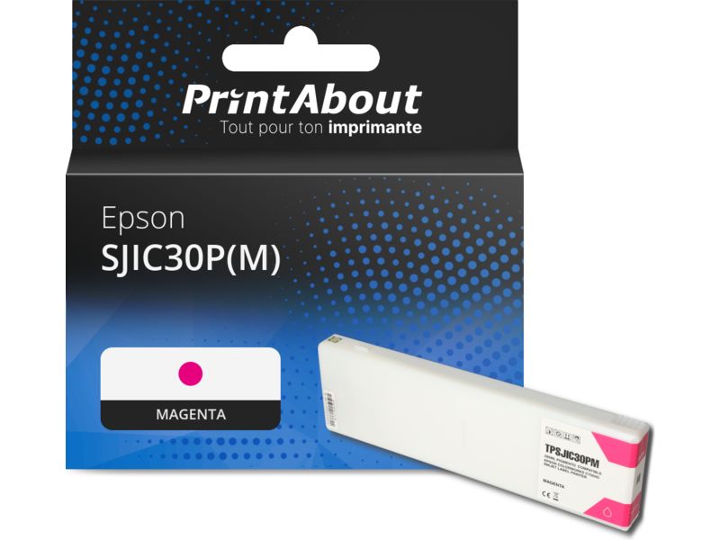 Cartouche compatible Epson SJIC30P(M) - Magenta
