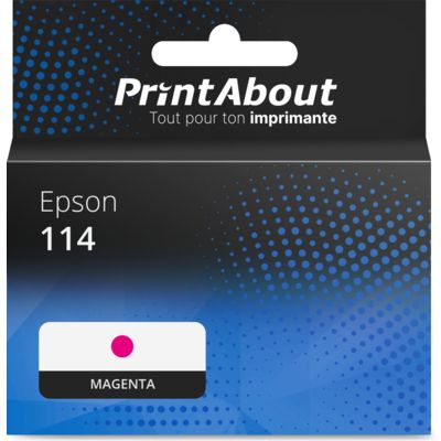 Cartouche compatible Epson 114 (C13T07B340) - Magenta