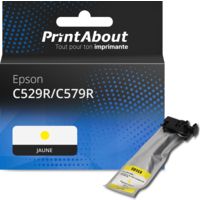 Cartouche compatible Epson C529R/C579R  (T01C400) - Jaune - Grande capacité