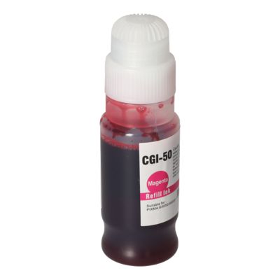 Cartouche compatible Canon GI-50M - Magenta - Grande capacité