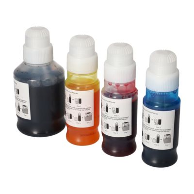Cartouche compatible Canon GI-50PGBK/C/M/Y - 4 couleurs - Grande capacité - Multipack