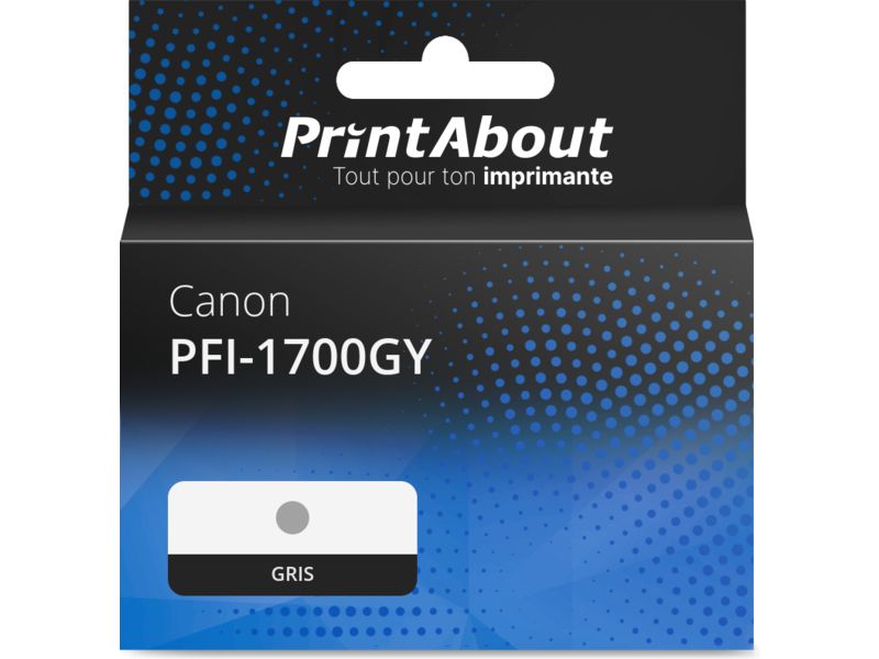 Cartouche compatible Canon PFI-1700GY - Gris