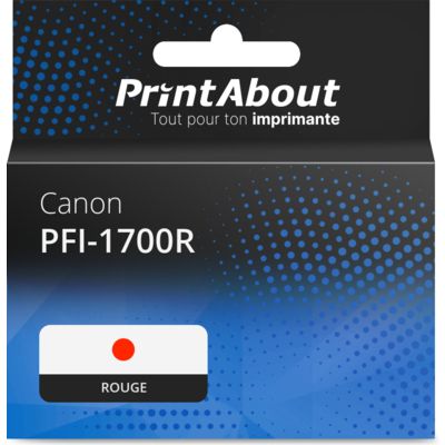 Cartouche compatible Canon PFI-1700R - Rouge