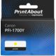 Cartouche compatible Canon PFI-1700Y - Jaune