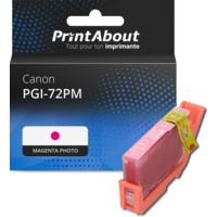 Cartouche compatible Canon PGI-72PM - Magenta photo
