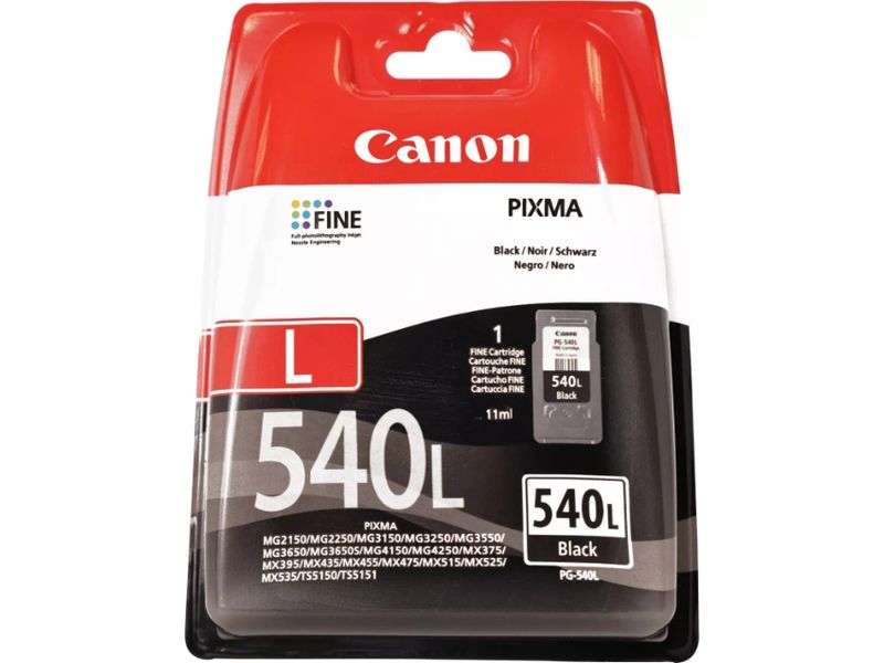 Canon PG-540L Inktcartridge Zwart Hoge capaciteit