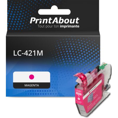 Cartouche compatible Brother LC-421M - Magenta
