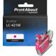 Cartouche compatible Brother LC-421M - Magenta
